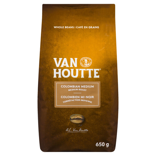 Van Houtte Whole Bean Coffee Colombian Medium Roast 650 g