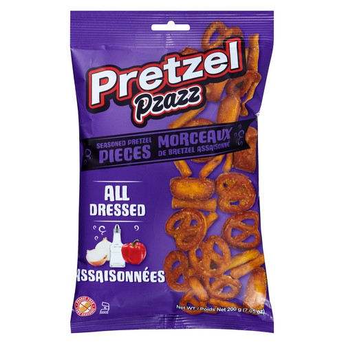Exclusive Brands Pretzel Pzazz All Dressed 200 g