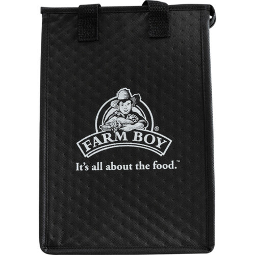 Farm Boy Insulated Lunch Bag Black