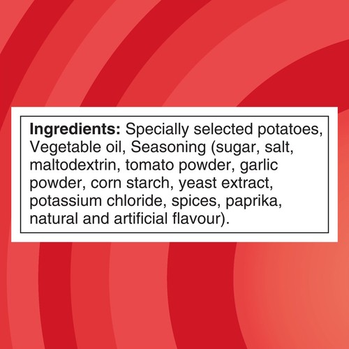 Lay's Potato Chips Tomato Tango Ridged Flavoured 200 g