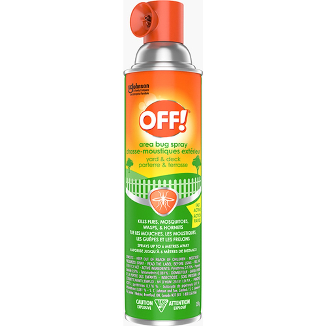 OFF! Yard & Deck Insect Repellent Aerosol Spray 350 g - Voilà Online ...
