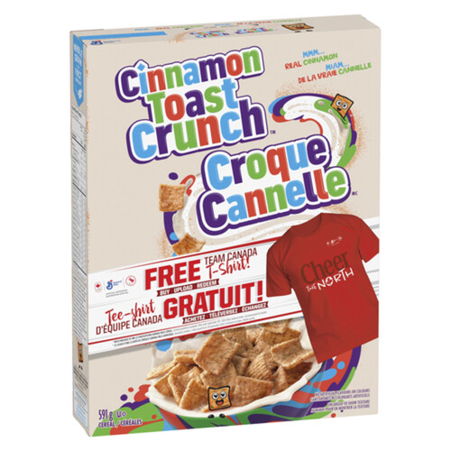 General Mills Cereal Cinnamon Toast Crunch Whole Grains Family Size 591 g