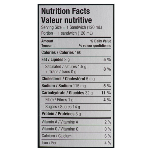 Voilà Online Grocery Delivery Chapman's Super Vanilla Frozen Yogurt Sandwich 12 EA