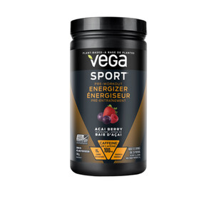 Vega Sport Pre Workout Energizer Acai Berry 30 Servings
