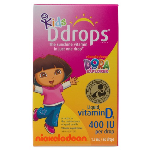 Ddrops Kids Liquid Vitamin D3 60 Drops 1.7 ml