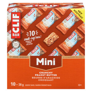 Clif Energy Bar Minis Crunchy Peanut Butter 10 x 28 g