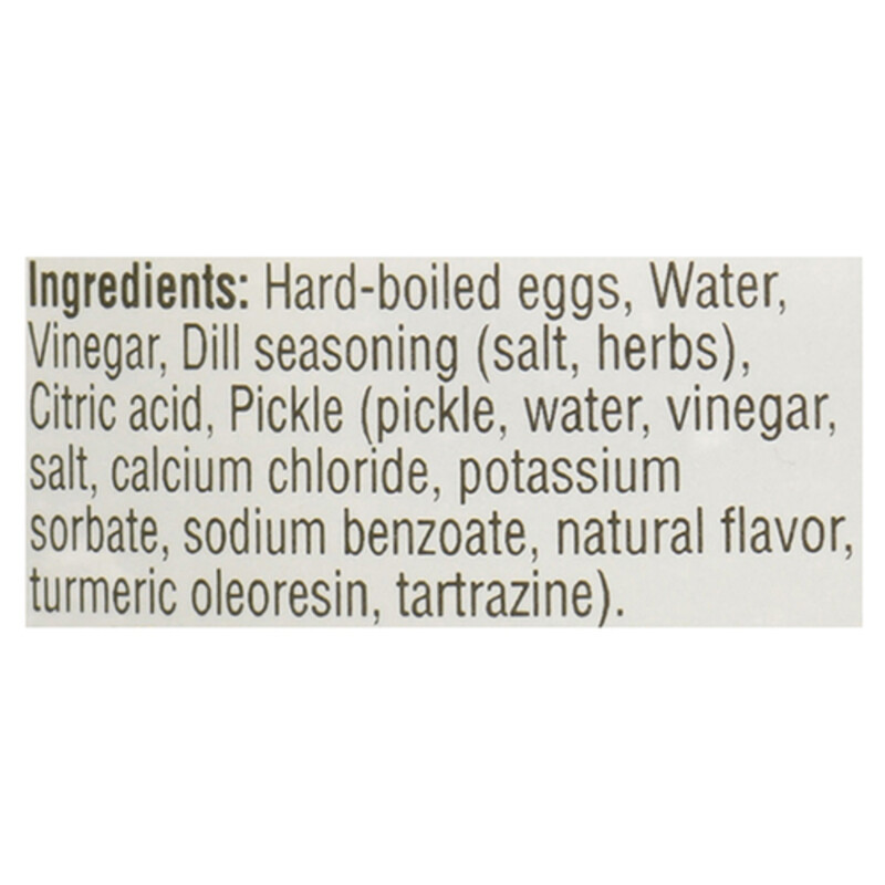 Nutri Group Pickled Eggs Seasoned Vinegar Dill Pickled 500 ml Voilà