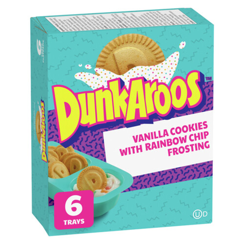 DunkAroos Vanilla Cookies & Rainbow Sprinkles Frosting 168 g