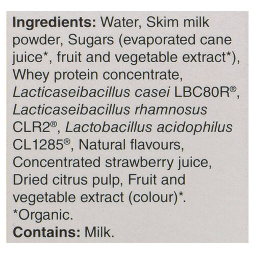 Bio-K Plus Gluten-Free Probiotic Supplement Strawberry 6 x 98 g