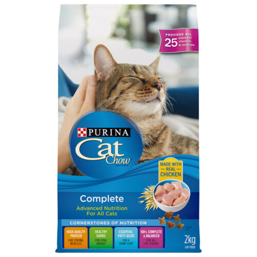 Purina Cat Chow Dry Cat Food Complete With Real Chicken 2 kg