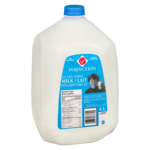 Perfection 1% Milk  Partly Skimmed 4 L