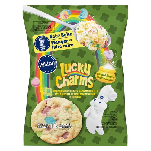 Pillsbury Lucky Charms Cookie Dough Holiday Premium Edition 396 g