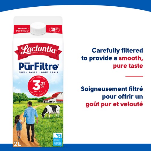 Lactantia PurFiltre 3.25% Milk 2 L