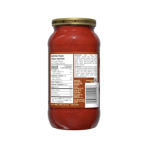 Classico Pasta Sauce Bolognese 600 ml