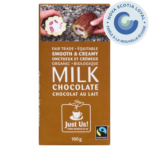 Just Us! Organic Milk Chocolate Bar 100 g