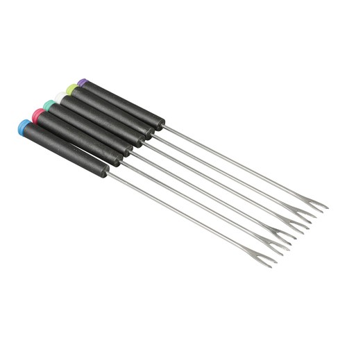 Home Essence Fondue Forks Assorted Colour Tips 6 Pack 1 EA 
