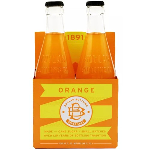 Boylan Soft Drink Orange 4 x 355 ml (bottles)