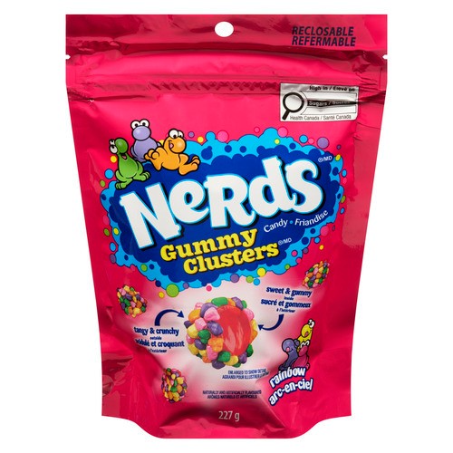 Nerds Candy Gummy Clusters Rainbow 227 g