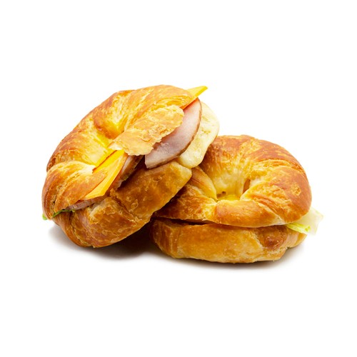 Mini Croissants Sandwich Ham & Cheddar, Turkey & Cheddar 2 Pack 