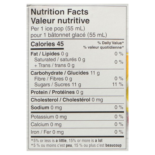 JonnyPops Organic Frozen Ice Pop Summer Sunrise 275 ml
