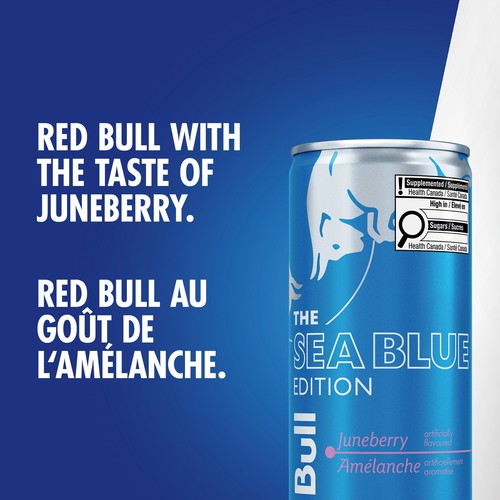 Red Bull Energy Drink The Sea Blue Edition Juneberry 250 ml (can)