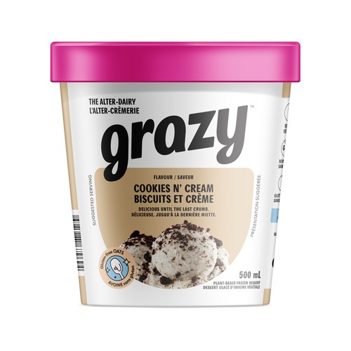 Grazy Cookies N'Cream Frozen Dessert 500 ml