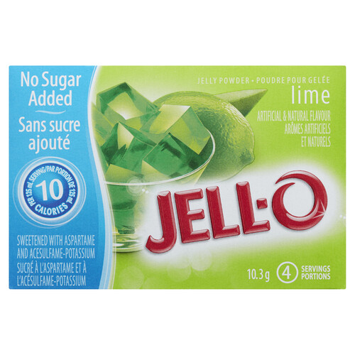 Jell-O Jelly Powder Mix Light Lime 4 x 10 g