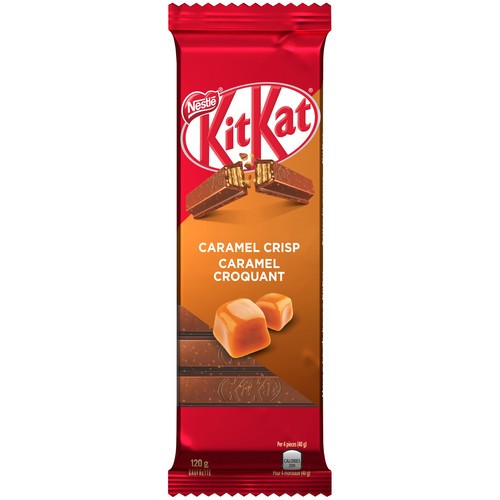 Kit Kat Chocolate Bar Caramel Crisp 120 g