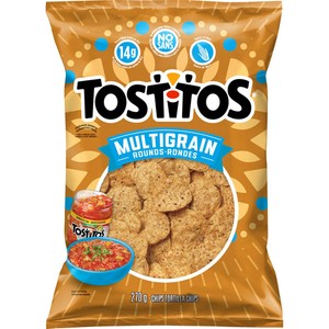 Tostitos Croustilles de tortilla multigrains rondes 270 g