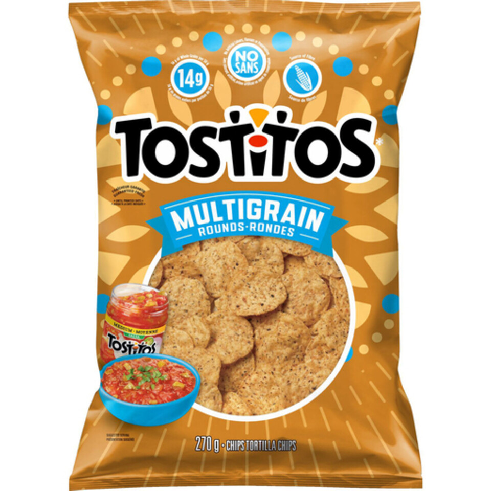 Tostitos Tortilla Chips Multigrain Rounds 270 g Voilà Online