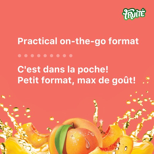 Fruité Juice Peach 473 ml (bottle)