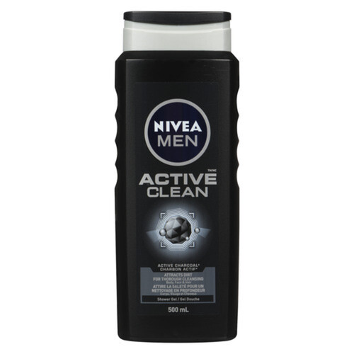 Nivea Men Active Clean Shower Gel 500 ml