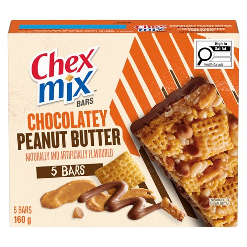 Chex Mix Cereal Bar Chocolate Peanut Butter 160 g