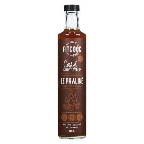 FitCook Foodz Café Syrup Maple Praline Pecans 500 ml
