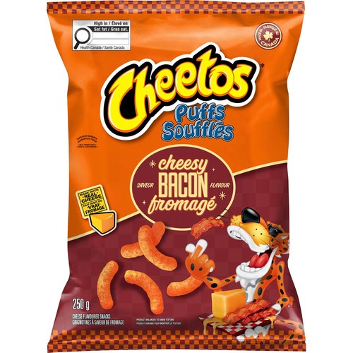 Cheetos Puffs Snack Cheesy Bacon 250 g
