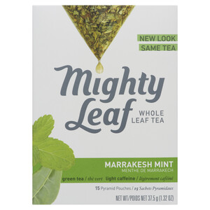mint tea　1225 Mighty Leaf Marrakesh Mint Tea 15 Pouch Box – Mighty Leaf