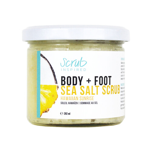 Scrub Inspired Body & Foot Scrub Sea Salt Hawaiian Sunrise 282 ml