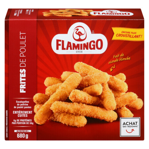 Flamingo Fully Cooked Frozen Chicken Fries 680 g