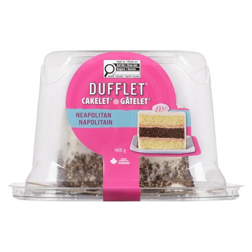 Dufflet Cakelet Neapolitan 485 g (frozen)