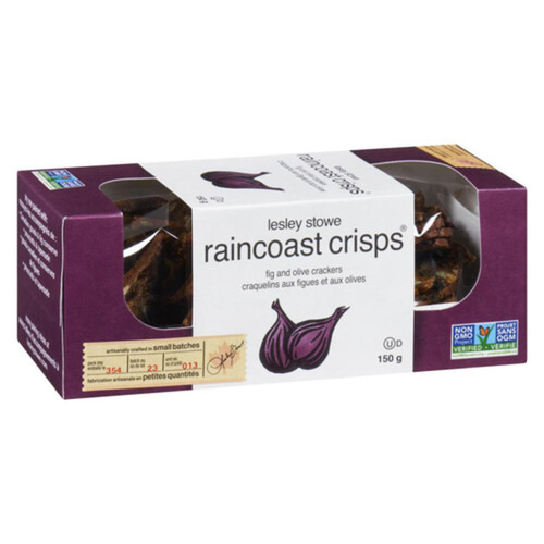 Lesley Stowe's Raincoast Crisps Fig & Olive 150 g