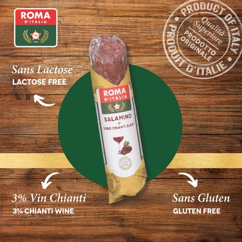 Roma D'Italia Salamino Chianti 175 g