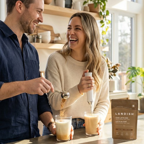 Landish Latte Mix Reishi Chaga Chai 135 g