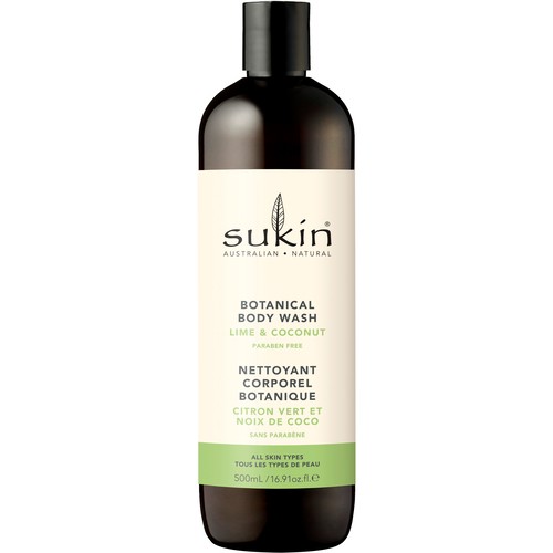 Sukin Botanical Body Wash Lime & Coconut 500 ml