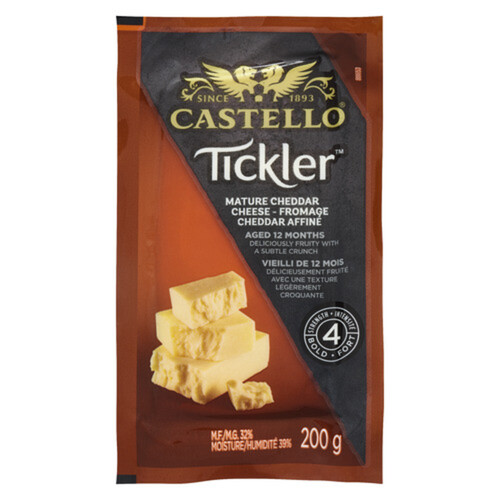 Castello 1Yr Tickler Cheddar Cheese 200 g