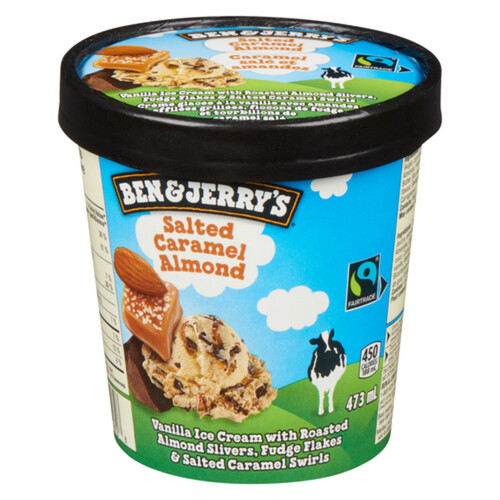 Ben & Jerry's Ice Cream Salted Caramel Slivered Almond 473 ml