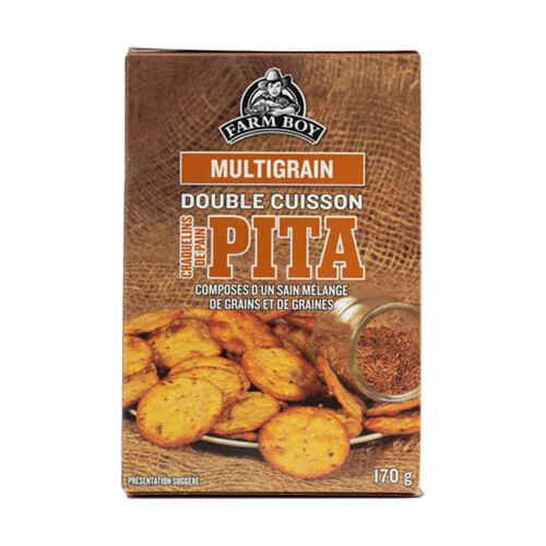 Farm Boy Double Baked Pita Crackers Multigrain 170 g