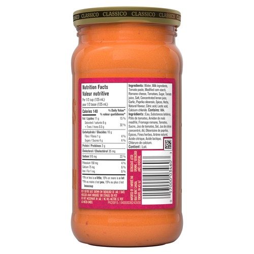 Classico Pasta Sauce Rose 410 ml
