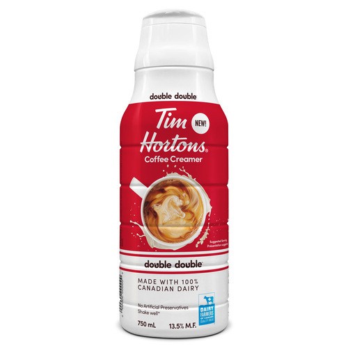 Tim Hortons Coffee Creamer Double Double 750 ml
