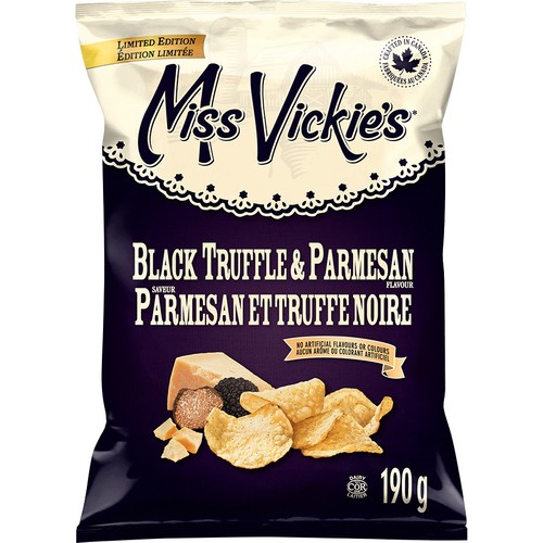Miss Vickie's Kettle Cooked Potato Chips Black Truffle & Parmesan 190 g
