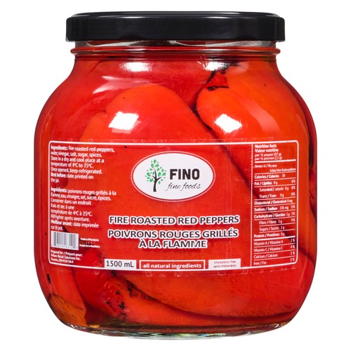 Fino Fine Foods Red Fire Roasted Peppers 1500 ml